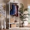 Baxton Studio Elton White Finished Metal 3-Shelf Free-Standing Closet Organizer 172-10789 - alternate 7